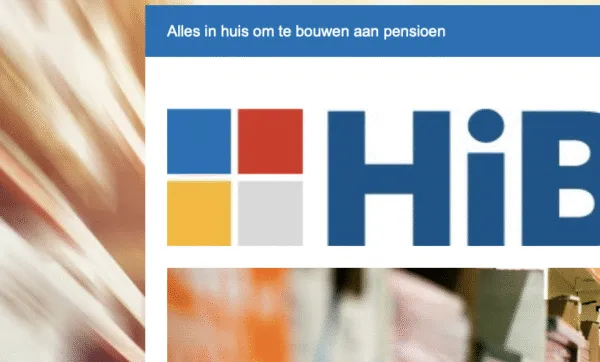 Eerste pensioen­nieuwsbrief Bpf HiBiN verstuurd
