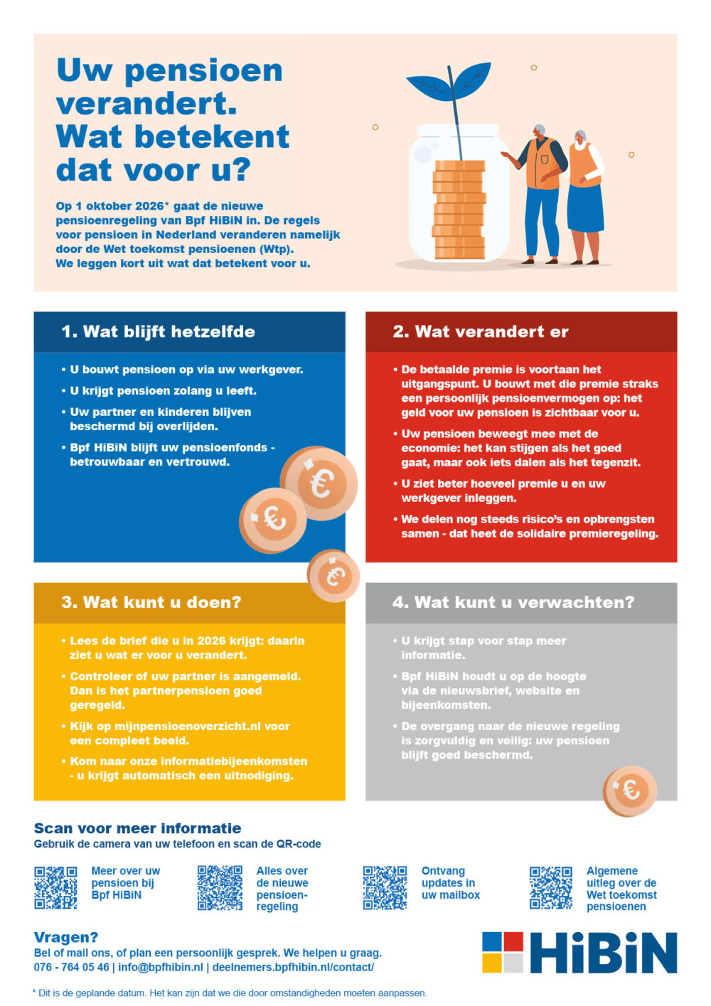 Informatieleaflet nieuwe pensioenregeling